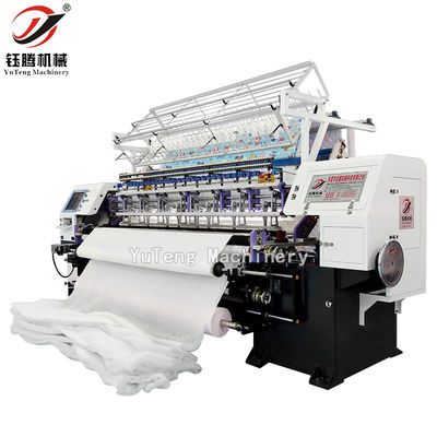 โรงงานใช้คอมพิวเตอร์ Shuttle Lock Stitch Multi Needle Quilting Machine สําหรับการผลิตผ้าอ้อมผ้าอ้อม