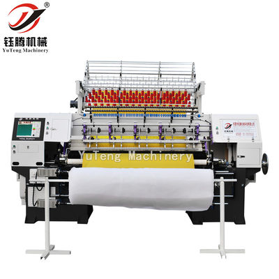 3.5KW PLC คอมพิวเตอร์ Multi Needle Quilting Machine ล็อคสไทช์