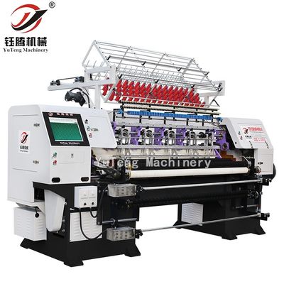 คอมพิวเตอร์ Multi Needles เครื่องเย็บสําหรับเสื้อผ้าผ้าที่นอน เครื่องล็อค Stitch Quilting Machine