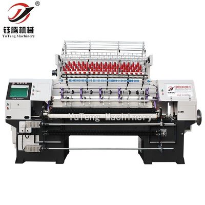 คอมพิวเตอร์ Multi Needles เครื่องเย็บสําหรับเสื้อผ้าผ้าที่นอน เครื่องล็อค Stitch Quilting Machine
