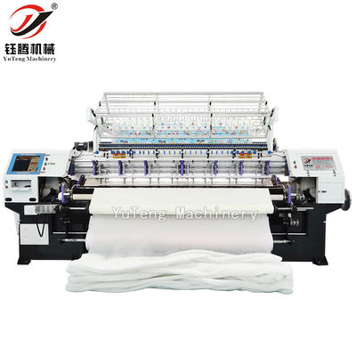 คอมพิวเตอร์ Multi Needle Lock Stitch Quilting Machine โรงงานผลิตเครื่องยางยางยางยางหลายเข็ม