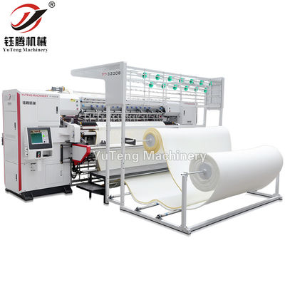 เครื่องจักรพนันคอมพิวเตอร์ Mattress Quilting เครื่องจักรพนัน Double Chain Stitch Multi Needle
