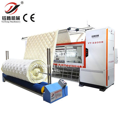 เครื่องจักรพนันคอมพิวเตอร์ Mattress Quilting เครื่องจักรพนัน Double Chain Stitch Multi Needle