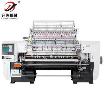 เครื่องคอมพิวเตอร์ Shuttle Quilting Machine Lock Stitch สําหรับเครื่องแต่งกาย