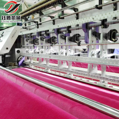 245cm Wide Multi Needle Quilting Machine YGB96-2-3 โมเดลสําหรับผ้าพันคอหนัก ความจุ 4500 กิโลกรัม