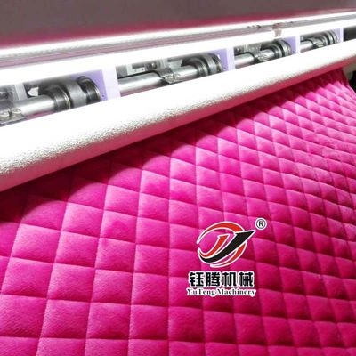 คอมพิวเตอร์ Lock Stitch Quilting Machine สําหรับการผลิตผ้า 1650mm/2450mm ความกว้างการเย็บ 220V/380V 3 ขั้นตอน