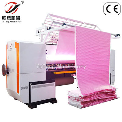 PLC คอมพิวเตอร์ Lock Stitch Quilting Machine สําหรับการทําผ้าใบเตียง