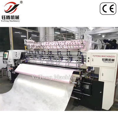 PLC คอมพิวเตอร์ Lock Stitch Quilting Machine สําหรับการทําผ้าใบเตียง