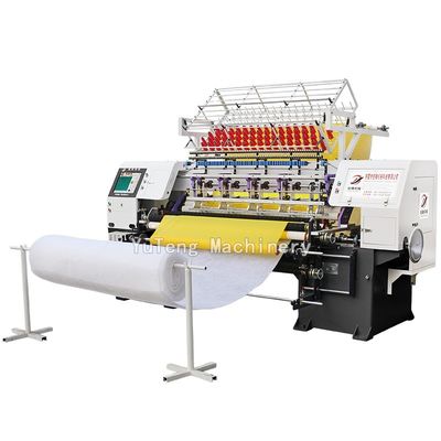 อุตสาหกรรมเครื่องคอมพิวเตอร์หัวเดียว Quilting Machine สําหรับการทําเนื้อผ้าบ้าน