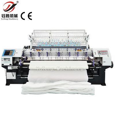 คอมพิวเตอร์ Lock Stitch Multi Needle Quilting Machine สําหรับการทําแผ่นเตียง
