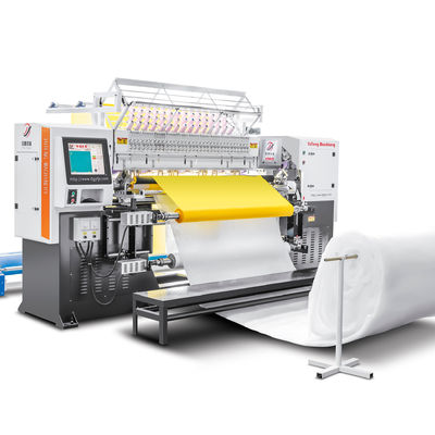 4.5Kw อัตโนมัติคอมพิวเตอร์ Quilting เครื่องขีดขีดสองแถว