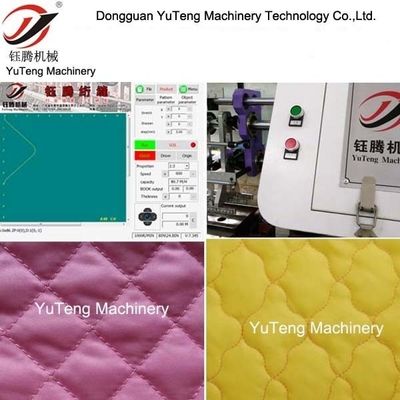 Yuteng Computerized Multi-Needle Flying Shuttle Quilting Machine สําหรับการผลิตอย่างรวดเร็ว