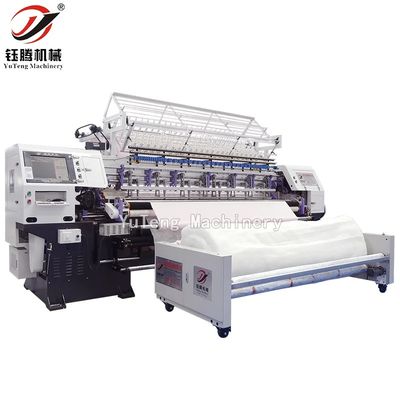 Lock Stitch Multiple Needle Sewing Quilting Machine สําหรับหมอนและผ้าห่ม ผ้าห่มบ้าน