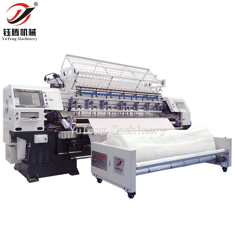โรงงานใช้คอมพิวเตอร์ Shuttle Lock Stitch Multi Needle Quilting Machine สําหรับการผลิตผ้าอ้อมผ้าอ้อม