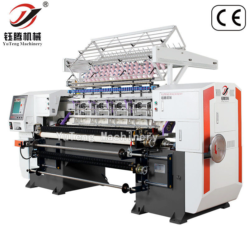คอมพิวเตอร์ Lock Stitch Quilting Machine สําหรับการผลิตผ้า 1650mm/2450mm ความกว้างการเย็บ 220V/380V 3 ขั้นตอน