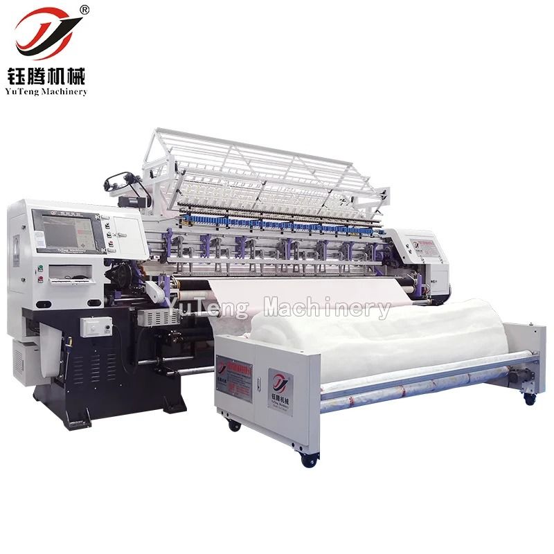 Lock Stitch Multiple Needle Sewing Quilting Machine สําหรับหมอนและผ้าห่ม ผ้าห่มบ้าน